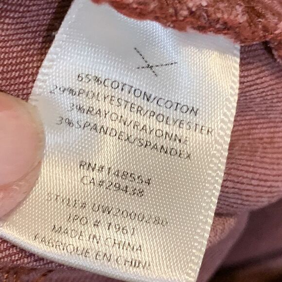 Unpublished size 26 Olivia Dash high-rise skinny chestnut color jeans - Picture 8 of 8